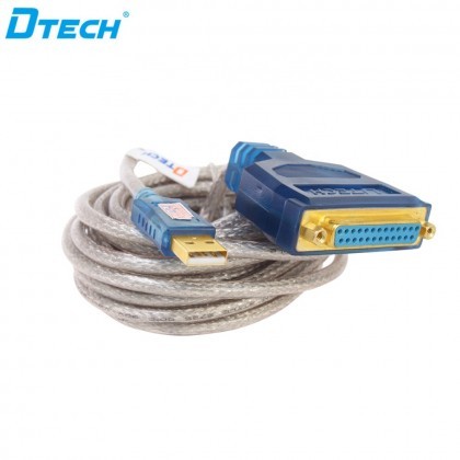 DTECH USB 2.0 AM To Standard DB25 Parallel Printer Cable 5m